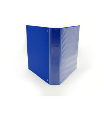 Raccoglitore personalizzabile KingShow - 22 x 30 cm - 4 anelli a D 40 mm - dorso 5 cm - blu - Starline