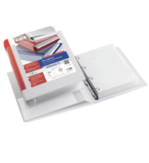 Raccoglitore personalizzabile Stelvio TI - 4 anelli a D 25 mm - dorso 4 cm - 15x21 cm - bianco - Sei Rota Raccoglitore personalizzabile Stelvio TI - 4 anelli a D 25 mm - dorso 4 cm - 15x21 cm - bianco - Sei Rota