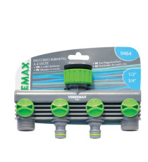 Raccordo rubinetto - 4 uscite - Verdemax Raccordo rubinetto - 4 uscite - Verdemax