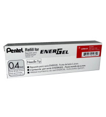 Refill Energel X LRN4 - punta 0,4 mm - rosso - Pentel Refill Energel X LRN4 - punta 0,4 mm - rosso - Pentel