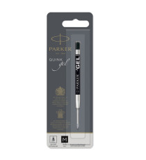 Refill sfera  QuinkGel - punta media - metallo - nero - Parker Refill sfera  QuinkGel - punta media - metallo - nero - Parker