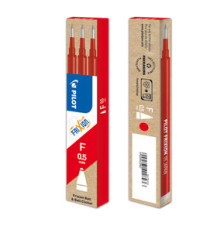 Refill sfera a scatto Frixionball Clicker - punta 0,5mm  - rosso - Pilot - conf. 3 pezzi Refill sfera a scatto Frixionball Clicker - punta 0,5mm  - rosso - Pilot - conf. 3 pezzi