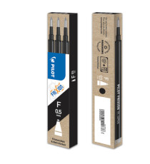 Refill sfera a scatto Frixionball Clicker - punta 0,5mm - nero - Pilot - conf. 3 pezzi Refill sfera a scatto Frixionball Clicker - punta 0,5mm - nero - Pilot - conf. 3 pezzi