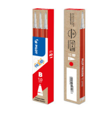 Refill sfera frixionball clicker - punta 1,0mm - rosso - Pilot - conf. 3 pezzi Refill sfera frixionball clicker - punta 1,0mm - rosso - Pilot - conf. 3 pezzi