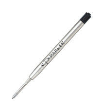 Refill sfera Quink standard  - punta large - metallo - nero - Parker