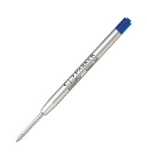 Refill sfera QuinkFlow - punta media - metallo - blu - Parker - blister 3 pezzi Refill sfera QuinkFlow - punta media - metallo - blu - Parker - blister 3 pezzi
