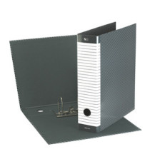 Registratore Delso Line G13 - dorso 8 cm - commerciale 23x30 cm - grigio - Esselte Registratore Delso Line G13 - dorso 8 cm - commerciale 23x30 cm - grigio - Esselte