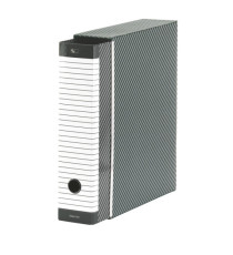 Registratore Delso Line G13 - dorso 8 cm - commerciale 23x30 cm - grigio - Esselte Registratore Delso Line G13 - dorso 8 cm - commerciale 23x30 cm - grigio - Esselte
