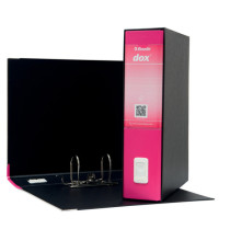 Registratore Dox 2 - dorso 8 cm - protocollo 23 x 34 cm - fucsia - Esselte Dox Registratore Dox 2 - dorso 8 cm - protocollo 23 x 34 cm - fucsia - Esselte Dox