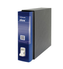 Registratore Dox 2 - dorso 8 cm - protocollo 23x34 cm - blu - Esselte Dox Registratore Dox 2 - dorso 8 cm - protocollo 23x34 cm - blu - Esselte Dox