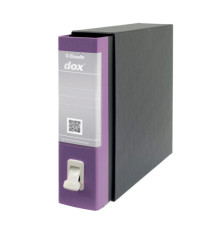 Registratore Dox 2 - dorso 8 cm - protocollo 23x34 cm - lilla - Esselte Dox Registratore Dox 2 - dorso 8 cm - protocollo 23x34 cm - lilla - Esselte Dox