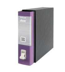 Registratore Dox 2 - dorso 8 cm - protocollo 23 x 34 cm - lilla - Esselte Dox