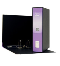 Registratore Dox 2 - dorso 8 cm - protocollo 23 x 34 cm - lilla - Esselte Dox