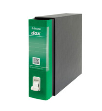 Registratore Dox 2 - dorso 8 cm - protocollo 23x34 cm - verde - Esselte Dox Registratore Dox 2 - dorso 8 cm - protocollo 23x34 cm - verde - Esselte Dox