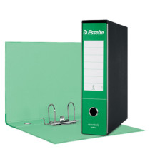 Registratore Essentials G75 - dorso 8 cm - protocollo 23x33 cm - verde - Esselte Registratore Essentials G75 - dorso 8 cm - protocollo 23x33 cm - verde - Esselte
