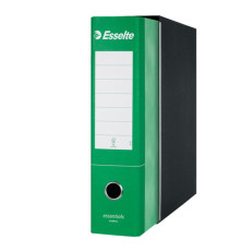 Registratore Essentials G75 - dorso 8 cm - protocollo 23 x 33 cm - verde - Esselte