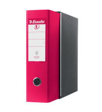 Registratore Eurofile G53 - dorso 8 cm - commerciale 23x30 cm - fucsia - Esselte Registratore Eurofile G53 - dorso 8 cm - commerciale 23x30 cm - fucsia - Esselte