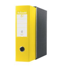 Registratore Eurofile G53 - dorso 8 cm - commerciale 23x30 cm - giallo vivida - Esselte Registratore Eurofile G53 - dorso 8 cm - commerciale 23x30 cm - giallo vivida - Esselte