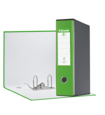 Registratore Eurofile G55 - dorso 8 cm - protocollo 23x33 cm - verde vivida - Esselte Registratore Eurofile G55 - dorso 8 cm - protocollo 23x33 cm - verde vivida - Esselte