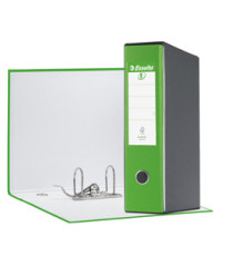 Registratore Eurofile G55 - dorso 8 cm - protocollo 23x33 cm - verde vivida - Esselte Registratore Eurofile G55 - dorso 8 cm - protocollo 23x33 cm - verde vivida - Esselte