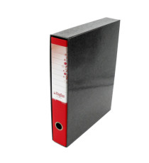 Registratore Kingbox - dorso 5 cm - protocollo 23x33 cm - rosso - Starline Registratore Kingbox - dorso 5 cm - protocollo 23x33 cm - rosso - Starline