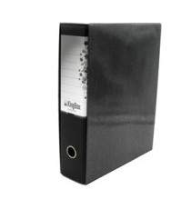 Registratore Kingbox - dorso 8 cm - protocollo 23 x 33 cm - nero - Starline