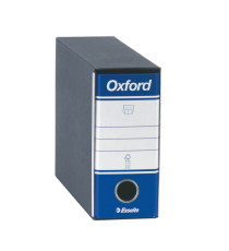 Registratore Oxford G81 - dorso 8 cm - memorandum 23 x 18 cm - blu - Esselte