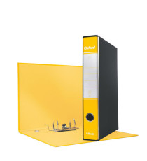 Registratore Oxford G84 - dorso 5 cm - protocollo 23x33 cm - giallo - Esselte Registratore Oxford G84 - dorso 5 cm - protocollo 23x33 cm - giallo - Esselte