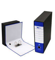 Registratore Starbox - dorso 8 cm - commerciale 23 x 30 cm - blu - Starline Registratore Starbox - dorso 8 cm - commerciale 23 x 30 cm - blu - Starline