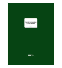 Registro corrispondenza arrivo/partenza - 31 x 24,5cm - 200 fogli - Edipro Registro corrispondenza arrivo/partenza - 31 x 24,5cm - 200 fogli - Edipro