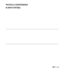 Registro corrispondenza arrivo/partenza - 31 x 24,5cm - 200 fogli - Edipro Registro corrispondenza arrivo/partenza - 31 x 24,5cm - 200 fogli - Edipro