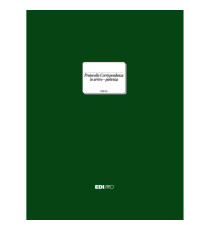 Registro corrispondenza arrivo/partenza - 31 x 24,5cm - 200 fogli - Edipro Registro corrispondenza arrivo/partenza - 31 x 24,5cm - 200 fogli - Edipro