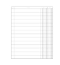 Registro Entrate-Uscite - 100 pagine - 31 x 24,5 cm - DU135800000 - Data Ufficio
