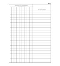 Registro giornale lavori - 31 x 21cm - 47pg - numerate - Edipro