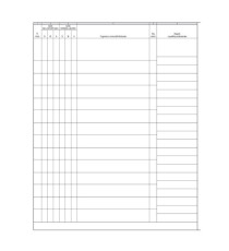 Registro infortuni - 31 x 24,5cm - 15 pagine - Edipro
