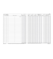 Registro Iva acquisti - 31 x 24,5cm - 22pg - numerate - Edipro