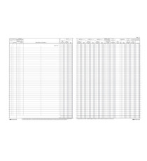 Registro Iva acquisti - 31 x 24,5cm - 22pg - numerate - Edipro