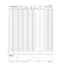 Registro Iva corrispettivi - 31 x 24,5cm - 15pg - numerate - Edipro