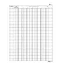 Registro Iva corrispettivi per mancato funzionamento registro cassa - 31 x 24,5cm - 46pg - pagine numerate - Edipro