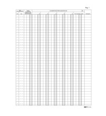 Registro Iva corrispettivi per mancato funzionamento registro cassa - 31 x 24,5cm - 46pg - pagine numerate - Edipro