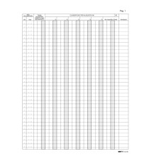 Registro Iva corrispettivi per mancato funzionamento registro cassa - 31 x 24,5cm - 46pg - pagine numerate - Edipro