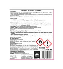 Repellente topi e ratti - 400 ml - Protemax
