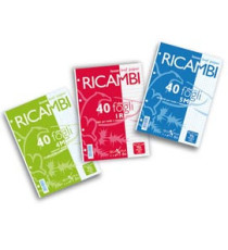 Ricambi forati Quaxima - A4 - 5 mm con margine - 80 gr - 40 fogli - Pigna Ricambi forati Quaxima - A4 - 5 mm con margine - 80 gr - 40 fogli - Pigna