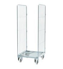 Roll container - 2 sponde laterali - con cinghia - 70 x 80 x 179 cm - Tecnotelai