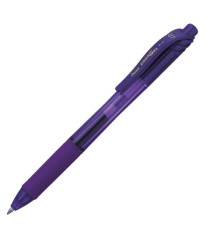 Roller a scatto Energel X BL 107  - punta 0,7mm - astuccio 4 colori assortiti - Pentel