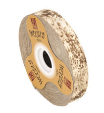 Rotolo nastro Woodly - corteccia/avorio - 24mm x 100mt - Bolis Rotolo nastro Woodly - corteccia/avorio - 24mm x 100mt - Bolis