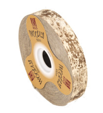 Rotolo nastro Woodly - corteccia/avorio - 24mm x 100mt - Bolis Rotolo nastro Woodly - corteccia/avorio - 24mm x 100mt - Bolis