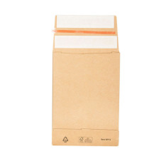 Sacchetti a fondo quadro E-Green - C5 - 16,2 x 22,9 x 4 + 10 cm - carta kraft - avana - Bong Packaging - conf. 250 pezzi