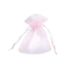 Sacchetti bomboniera Milly - 8,5 x 10 cm - organza - rosa - PNP - conf. 20 pezzi Sacchetti bomboniera Milly - 8,5 x 10 cm - organza - rosa - PNP - conf. 20 pezzi