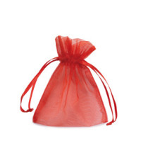 Sacchetti bomboniera Milly - 8,5 x 10 cm - organza - rosso - PNP - conf. 20 pezzi Sacchetti bomboniera Milly - 8,5 x 10 cm - organza - rosso - PNP - conf. 20 pezzi